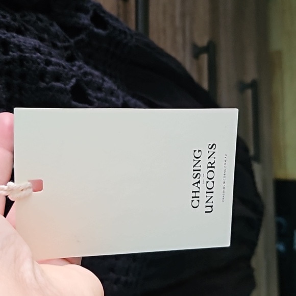 Chasing Unicorns Black Camisole - Picture 5 of 7